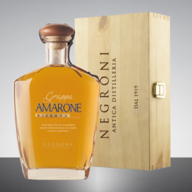 Grappa Amarone in Cassa legno