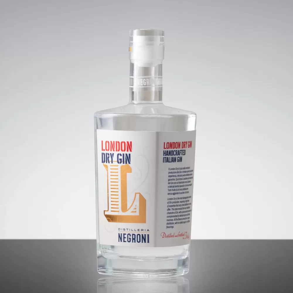 London Dry Gin – 43% vol. – 70 cl – Negroni Distillery