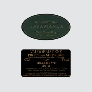 Valdobbiadene Prosecco Superiore D.O.C.G. Millesimato Dry